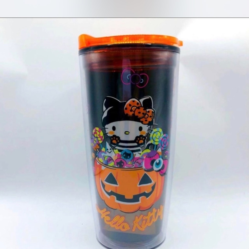 Halloween hello kitty tumbler